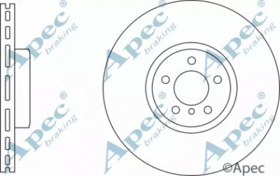 APEC BRAKING dsk3232 -  Тормозной диск